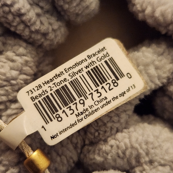 Nwt Amanda Blu Heart Felt Emotions 2 toned bracelet - Picture 6 of 7